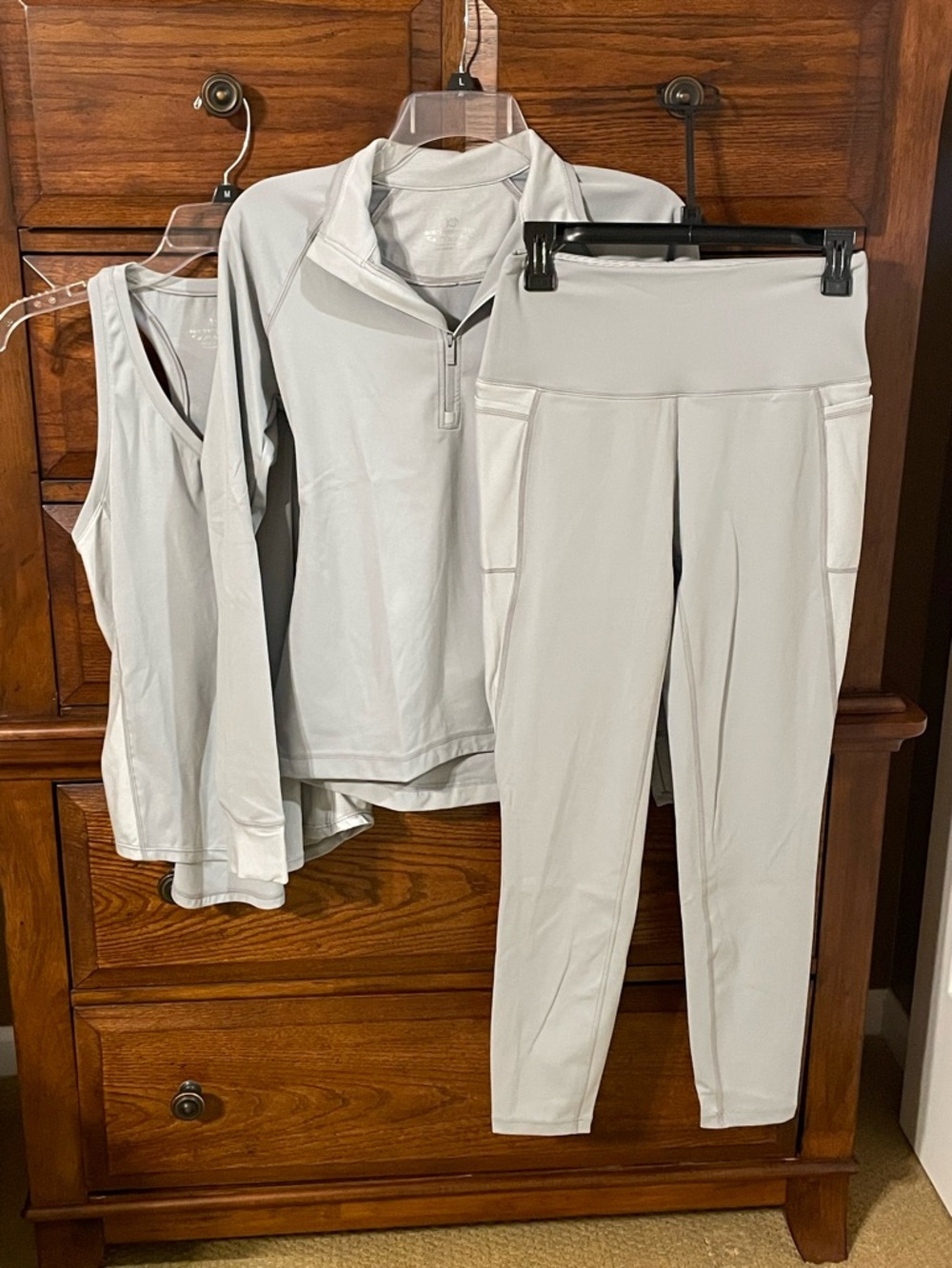 Southern Tide Trio - Performance Leggings, Tank top & Quarter Zip long sleeve